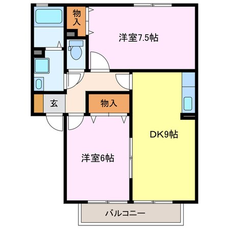 メゾン・ド・ルミエールの物件間取画像